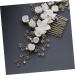 TOVINANNA Bridal Headdress Bridal Hair Comb Flower Hair Comb Bridal Hair Accessory Crystal Hair Comb Hair Comb for Bride - Buy Online on GoSupps.com
