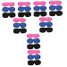 Gatuida 24 Pcs 3D Sleep Mask Sleep Eye Shade Sleeping Night Masks Shading Eye Patches Eye Blindfold 3D Eye Eyeshadow Polyester Sleeping Eye-shades Travel Plate Pearlescent