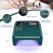 BETE 72W Cordless Rechargeable LED Nail Lamp | Portable Wireless Nail Dryer with 36 Beads | 4 Timer Settings & LCD Display | Professional UV Gel LED Nail Light in Green - Buy Online on GoSupps.com
