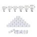 Xiaonan 20g/20ml Clear Empty Cans - 20 Pack Transparent Hip Containers for Cosmetics Lip Balm Creams & Ointments - Screw Cap Travel Jars - Buy Online on GoSupps.com