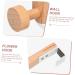 GLEAVI 4 Pcs Door Hook Heavy Duty Clothes Rack Wooden Coat Hangers Hanging Door Hangers Wrought Iron Robe 7.5x5cmx2pcs Whitex2pcs - Buy Online on GoSupps.com