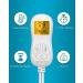 Comfytemp 12x 24 Weighted Electric Heating Pad | 9 Heat Settings, 11 Auto-Off, Stay on, Backlight | XL Heat Pad for Back Pain, Shoulders, Cramps | Washable Light Blue - Buy Online on GoSupps.com