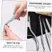 WOFASHPURET 1 Set Manicure 2-piece Set Pedicure Nail Kit De Manicura Nail Pliers Trimmer Pedicure Nail Clippers Trimmer Dead Skin Scissor Cuticle Manicure Set Stainless Steel Household - Buy Online on GoSupps.com