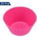 20pcs Wax Melt Warmer Liners - Silicone Candle Fragrance Melter in Rose Red | International Shipping - Buy Online on GoSupps.com