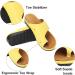 Buy Women s PU Leather Retro Slippers - Summer Comfy Flat Sandals for Bunion Correction - Orthopedic Women s Footwear Size 8 Yellow - Buy Online on GoSupps.com