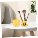 DRESSOOS 1set Makeup Brush Cleaning Bowl Makeup Brush Cleaning Kit Brush Rinsing Pad Brush Cleaning Tool Makeup Brush Washer Bowl Makeup Tool Cleaner Make Brush Cleaning Bowl Cosmetic Pp 8.5X8X6.8CM Yellow - Buy Online on GoSupps.com