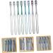 Partykindom 8-Piece Travel Toothbrush Set - White Manual Toothbrushes for Men | Comfortable & Easy to Use | Reduce Tooth Spots - Buy Online on GoSupps.com