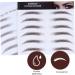 VINTORKY Fake Eyebrow Stickers 4pcs Sticker Waterproof False Men Tools Transfers Shaping Transfer for Eyebrows Imitation Fake - Buy Online on GoSupps.com