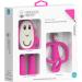 Matchstick Monkey Antimicrobial Teething Starter Set - Pink Monkey Set for Babies 3 Months+ | Includes Flat Face Teether, Animal Teether, and Finger Toothbrushes - Buy Online on GoSupps.com
