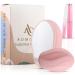 Crystal Hair Eraser ADMORA Crystal Hair Remover Nano Crystal Painless Exfoliation Hair Removal Tool for Men and Women Fast & Easy Hair Removal Stone Soft Smooth Silky Skin with Nail Filer Pink