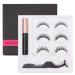 Magnetic Eyelashes natural look 1 Tubes of Black Magnetic Eyeliner and 3 Pairs 3D eyelashes magnetic Reusable False Eyelashes Magnetic Lashes Easy to Wear Waterproof-No Glue 3 Pairs magnetic eyelashes