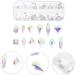 COHEALI 1 Box Diy Diamond Nail Art Set Nail Salon Decor Diy Charms Nail Charms Manicure Decoration Nail Art Embellishment Nail Rhinestones Decor Nail Decors Girl Supplies Metal - Buy Online on GoSupps.com