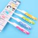 4-Pack Foldable Travel Toothbrushes - Soft Manual Toothbrushes for Sensitive Gums in Pink Yellow Blue & Green - Buy Online on GoSupps.com