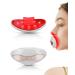 Red Light Device, FERNIDA 2 in 1 Lip and Eye Care Tool with Heated for Anti-Aging, Smooth Lip Wrinkles, Lip Plumper and Reduce Dark Circles, 4 Levels Heating Temps, White