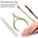 Cuticle Nipper Cuticle Pusher Professional Cuticle Removal Tool Manicure Set With Nail Softener for Fingernails and Toenails - Buy Online on GoSupps.com