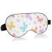 Haskirky Light Blocking Eye Mask Breathable and Adjustable Adult Men and Women Travel on Business Trips Yoga Meditation Light Smooth Comfortable Eye Mask Office Deep Sleep Goodies Cartoon Butterfly