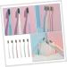 Ultechnovo 6ST Eco-Friendly Stiff Brush Toothbrushes | Sustainable Dental Care Tools | Frosted Cleaning Brushes for Adults - Buy Online on GoSupps.com