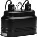Buy Aiicioo Double Light Reptile Dome Lamp - 160W Dual Switch Heating & Lighting Solution for Tanks - Buy Online on GoSupps.com