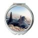 YENDOSTEEN fighter plane Mirror Travel Mirror fighter aircraft pocket mirror portable mirror