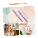 12 Pcs Retractable Lip Brush Set - Suction Cup Gloss Makeup Brush & Portable Lipstick Applicator - Assorted Colors - Buy Online on GoSupps.com