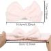 Headband for Washing Face and Makeup 2 Pieces Elastic Bow Tie Hairband for Shower Sports Spa Skincare Beauty Head Wraps Hair Accessories for Women Girls Men Boys Pink and Blue - Buy Online on GoSupps.com