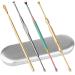 1 Set 6pcs Ear Picking Tool Digging Ear Spoons Cheaning Ear Spoon Spiral Earpicks Ear Picks Stainless Steel Earpicks Ear Cleaning Spoon Stainless Steel Spiral Earpick