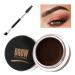 EONFAVE EONFAVE Waterproof Eyebrow Gel - High Pigmentation Long Lasting with Brush - Light Non-Greasy Color (04 Black Coffee)