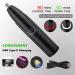 GOMINYUF Nose and Ear Hair Trimmer - Professional Wet/Dry Eyebrow & Facial Hair Clipper for Men & Women Hypoallergenic Dual Edge Blade 9000 RPM Quick Shave - Easy to Clean Black - Buy Online on GoSupps.com