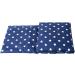 Rapeseed Pillow 20x50cm - Large 3-Chamber Heat Pad & Grain Pillow in Stars Blue - Perfect for Relaxation - Buy Online on GoSupps.com