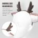 Lurrose Womens Headbands Deer Antlers Headband Hair Hoop: Reindeer Fawn Costume Headband with Ears Animal Ear Headdress Forest Woodland Animal Headpiece Jungle Animals - Buy Online on GoSupps.com