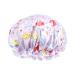 Kids Shower Cap 3 Pack - Reusable Double Layer Waterproof Design | Washable Plastic Toddler & Girls Bath Hair Cap | Elastic Band for Spa & Salon Use - Buy Online on GoSupps.com