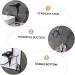 FOMIYES Hair Dryer Stand Hair Dryer Holder Hair Dryer Desktop Organizer Rotating Hair Dryer Bracket Storage - Buy Online on GoSupps.com