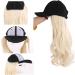 Baseball Cap with Hair Extensions Ladies Long Wavy Curly Synthetic Wig Hat Hair Extension Adjust Size Of Hat Wig Hat Wig(Color:6) - Buy Online on GoSupps.com
