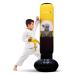 Punching Bag for Kids 8-12, Inflatable Kids Punching Bag for 3-8 Years, Karate Gifts for Boys, Kids Boxing Bag, Kid Punching Bag, Kickboxing, Taekwondo Ninja Toys Yellow