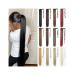 Ponytail Extensions Straight Ponytail Extensions 22 Inch Long Wrap Around Ponytail Hair Piece Soft Synthetic Straight Ponytails Clip in Hair Extensions for Women Girls for Women (Color : SI66-2 Siz 22Inches 55cm SI66-2