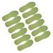 NOLITOY 20 Pairs Insole Shoe Tongue Pads Training Sweat Absorption Shoes Pad Tongue Pads for Shoes Shoe Pad Shoe Inserts Men and Women Absorb Sweat Pure Cotton Green Cloth Walking Shoes Green4 25X8X0.5CM
