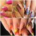 Lofuanna 5 PCs Nail Brush Set | Nail Art Design Pens Gel Brushes & Dotting Tools for Salon & DIY Use - Buy Online on GoSupps.com