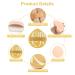 Auauy Washable Makeup Sponge | Reusable Beauty Blender for Powder & Liquid | Yellow Foundation Tool - Buy Online on GoSupps.com