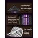 2024 New Bug Zapper Indoor and Outdoor USB Fast Charging Mosquito Killing lamp LED Night Light Used for Flies Mosquitoes Moths Home Backyard Terrace and Camping - Buy Online on GoSupps.com