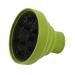 Huaxingda Blow Dryer Attachment | Foldable Silicone Hair Dryer Nozzle Heat Resistant | Soft Multifunctional Universal Hair Dryer Accessories for Hair Styling green