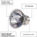Wooluck 25W Turtle Heat Lamp Bulbs - UVA + UVB Full Spectrum Dimmable Halogen Light for Reptiles & Amphibians (6-Pack) - Buy Online on GoSupps.com