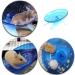 Silent Hamster Wheel Hamster Flying Saucer Plastic Running Wheel Playing Toy Hamster Running Sports Wheel for Gerbils Squirrels Guinea Pig Syrian Small Animals Pets - Buy Online on GoSupps.com