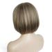 Aimole Short Bob Straight Wig with Cute Flat Bangs Synthetic Hair in 24M8+613 - Buy Online on GoSupps.com