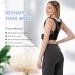 Portzon Posture Corrector for Women and Men - Breathable X-Large Upper Back Straightener for Neck and Shoulder Pain Relief - Buy Online on GoSupps.com