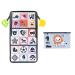 Katutude Baby fabric book children's mirror toys with a crackling book bite ring black white contrast pattern baby toys gift for newborn babies 0-36 months (2Stk mirror toy + fabric book) form