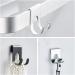 Sunerlory Silver Razor Holder Set - 4 Self-Adhesive Hooks for Bathroom Kitchen & Office | No Drilling Aluminum Shaver Holders - Buy Online on GoSupps.com