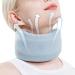 Neck Support Brace | Adjustable Foam Neck Wraps - Neck Support Brace for Sleeping Foam Cervical Collar Soft Foam Wraps for Women & Men Blue M