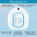 Electric Sitz Bath for Hemorrhoids & Postpartum Care - Portable Blue Soak Pan with Water Spray for Men & Women - Buy Online on GoSupps.com
