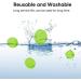 Reusable Earplugs - Super Soft Foam & Silicone Hearing Protection for Sleep Study & Travel | Noise Reduction Earplugs - Washable & Moldable 6 Green - Buy Online on GoSupps.com