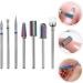 POPETPOP 1 Nail Drill Set Nail Polisher Bit Cuticle Drill Bit Nail Art Supplies Nail Grinding Tools Electric Nail File Nail File Electric Acrylic Nail Bit Tungsten Steel Hard Polishing File 5.1x0.7cm As Shown - Buy Online on GoSupps.com
